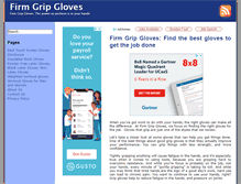 Tablet Screenshot of firmgripgloves.net